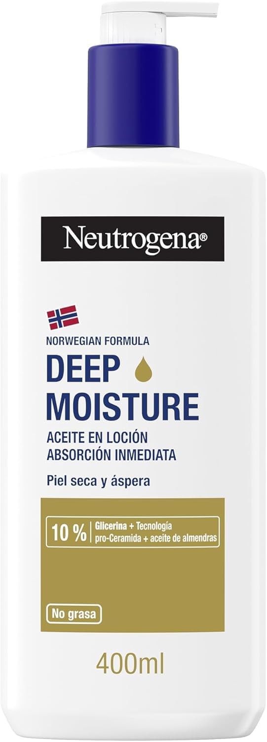 Neutrogena Deep Moisture Loción Corporal en Aceite 400ml-2