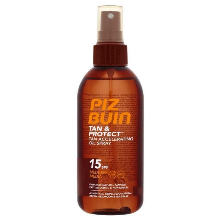 Piz Buin Aceite en Spray Acelerador del Bronceado SPF 15 200ml-6