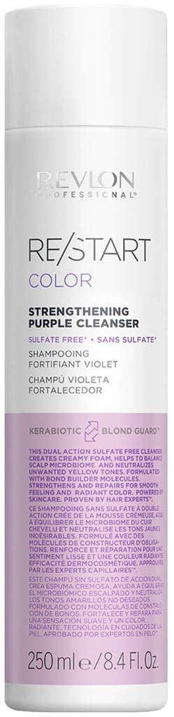 Revlon Restart Strengthening Purple Cleanser Champú 250ml-3