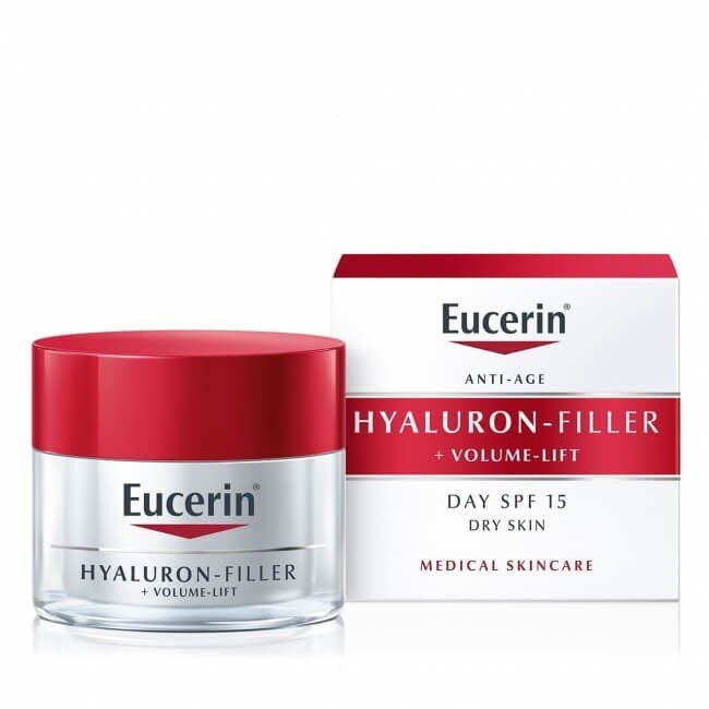 EUCERIN Hyaluron-Filler Volume Lift Crema Día SPF15 piel Seca 50ml-2