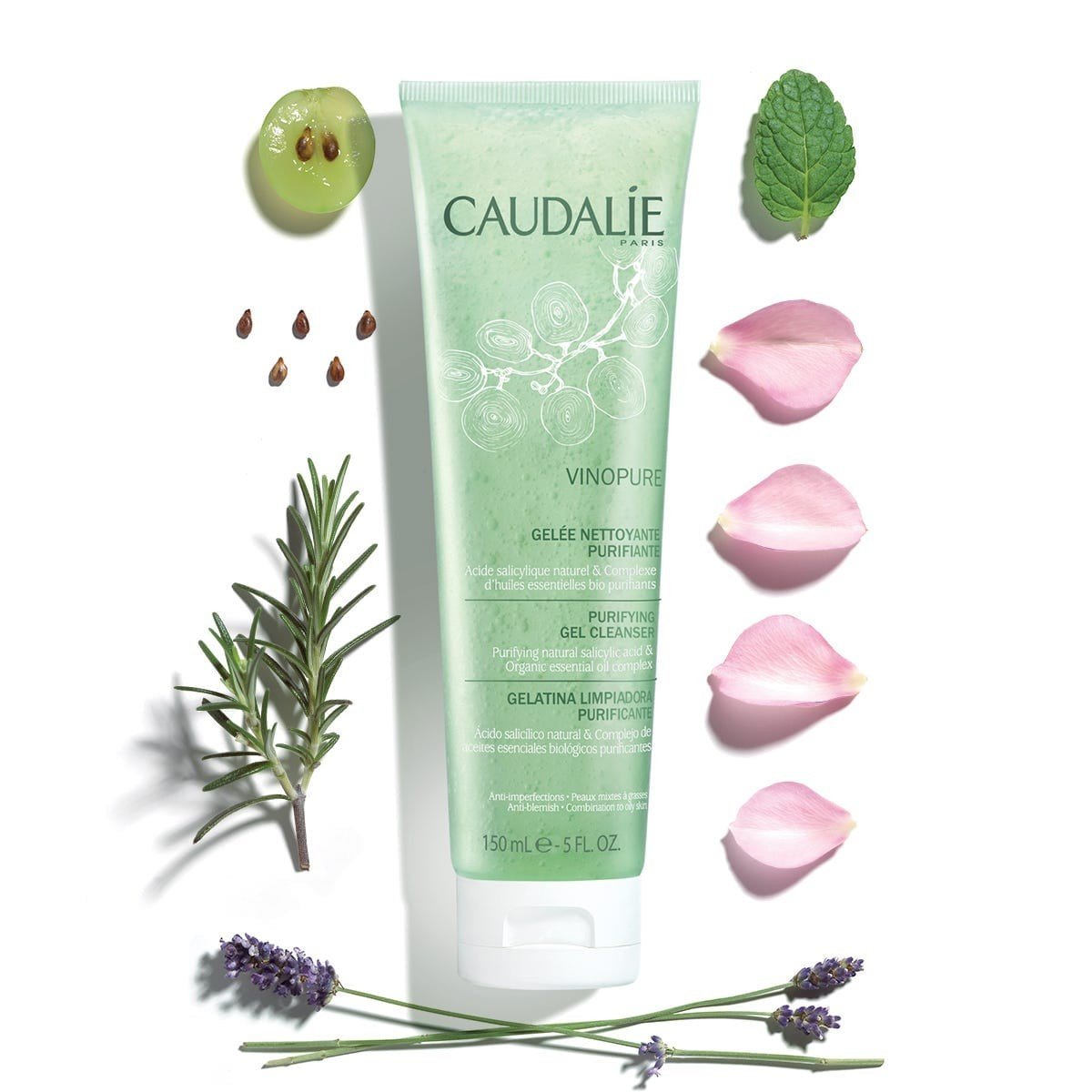 CAUDALIE Vinopure Gelatina Limpiadora Purificante Jalea 150ml-7