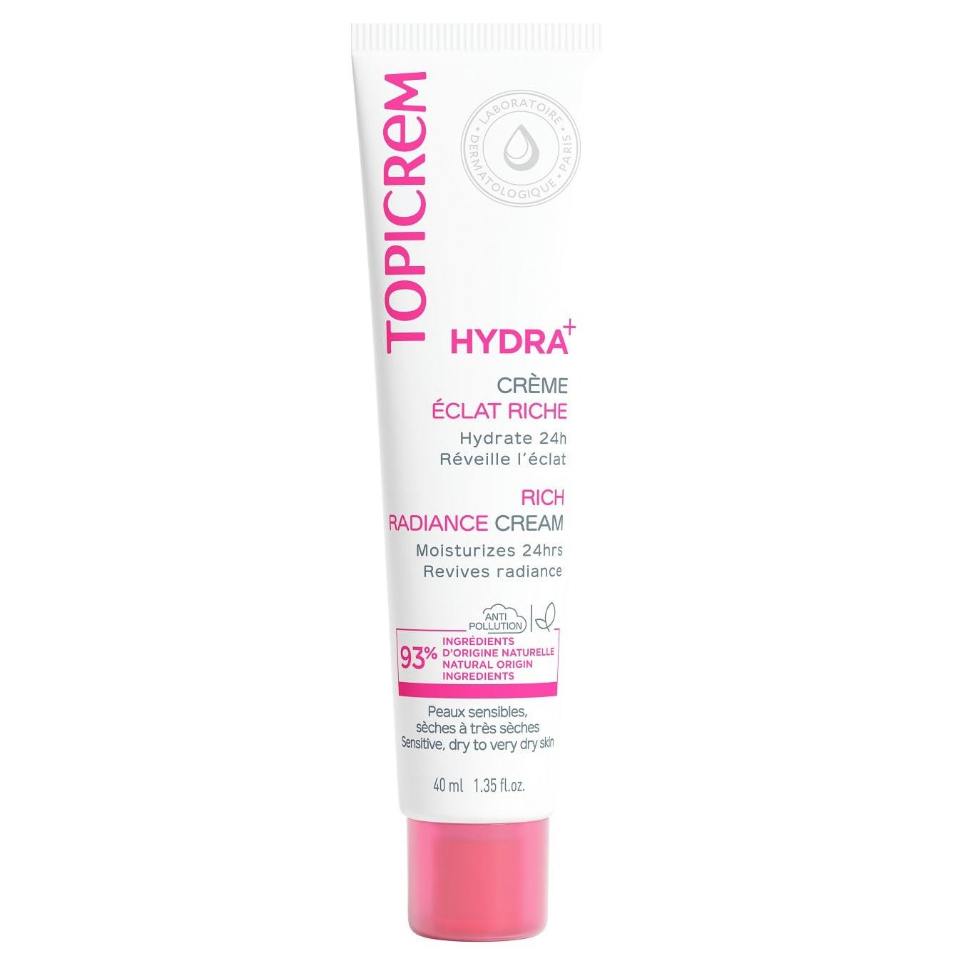 Topicrem Crema Hidratante Iluminadora Rica Hydra+ 40ml-1