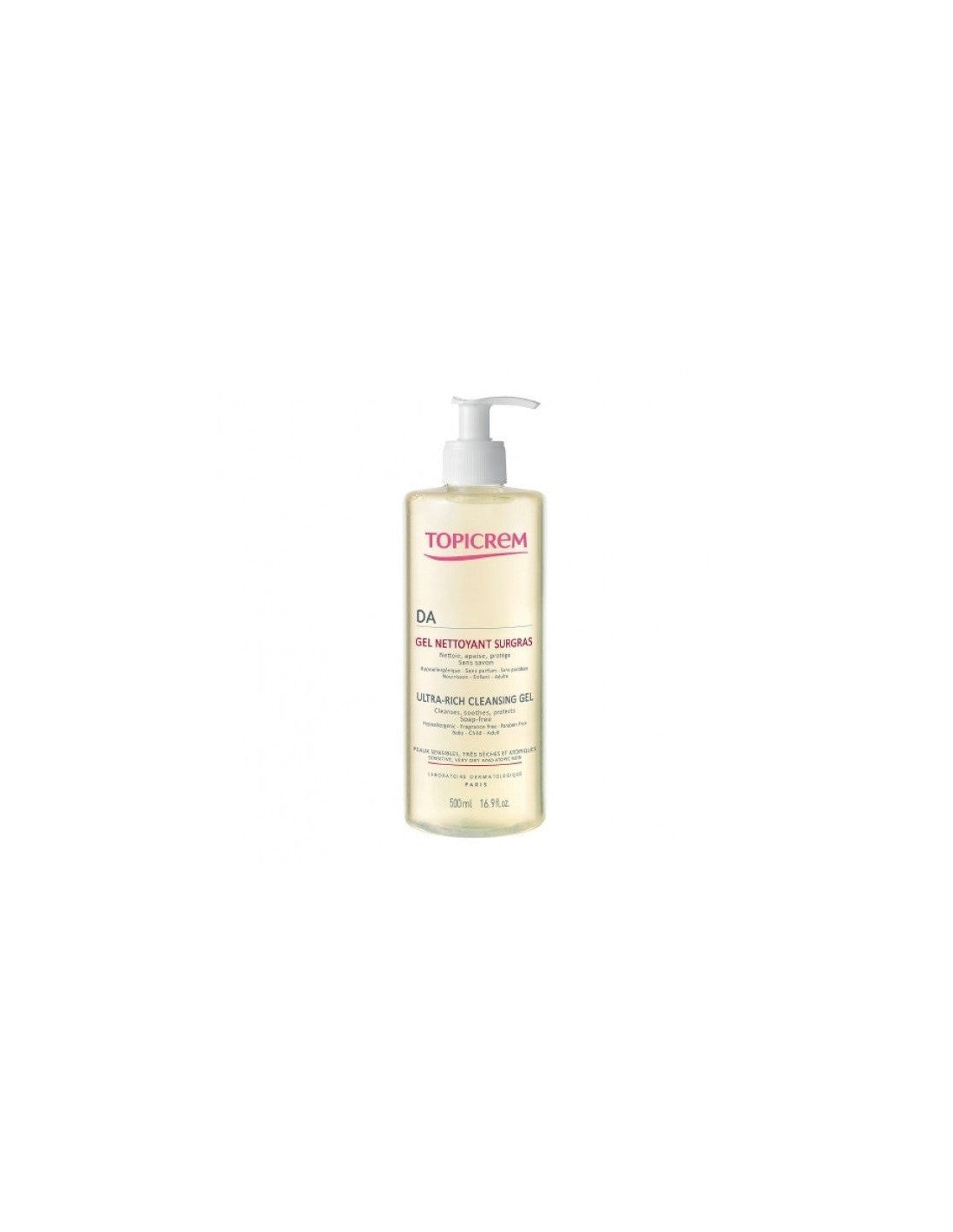 Topicrem Da Protect Gel Limpiador 500ml-5
