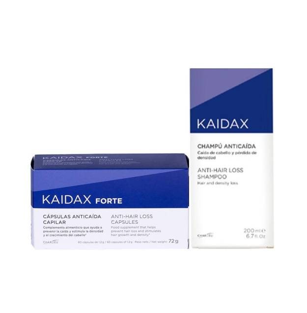 Topicrem Kaidax Forte Tratamiento Anticaída Pack 60 Cápsulas + Champú 200ml-1