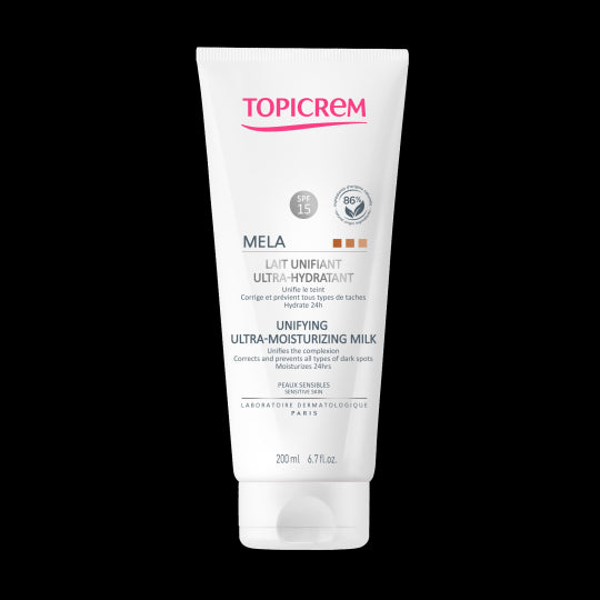 Topicrem Mela Leche Unificadora Ultra-Hidratante Corporal SPF15+ 200ml-2