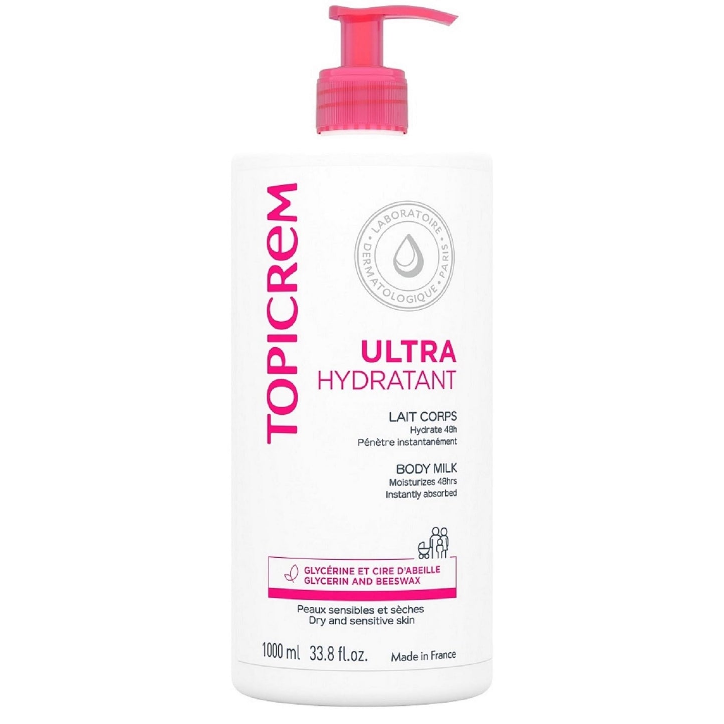 Topicrem UH Leche Ultra Hidratante Corporal 1000ml-1