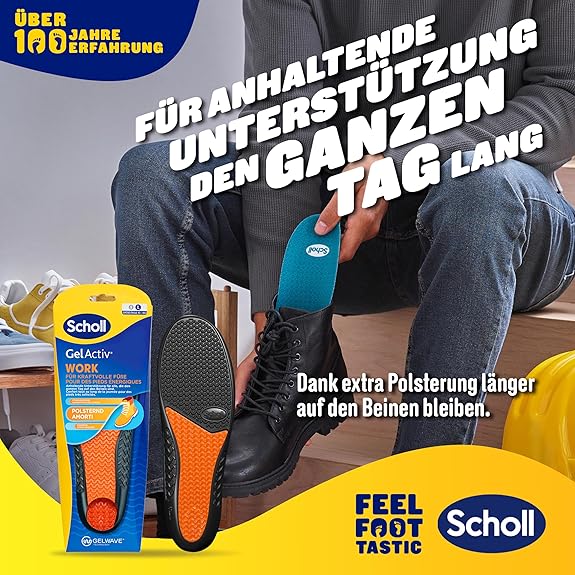 SCHOLL Professional Gel Activ Einlegesohle für Herren Gr. 40 – 46,5