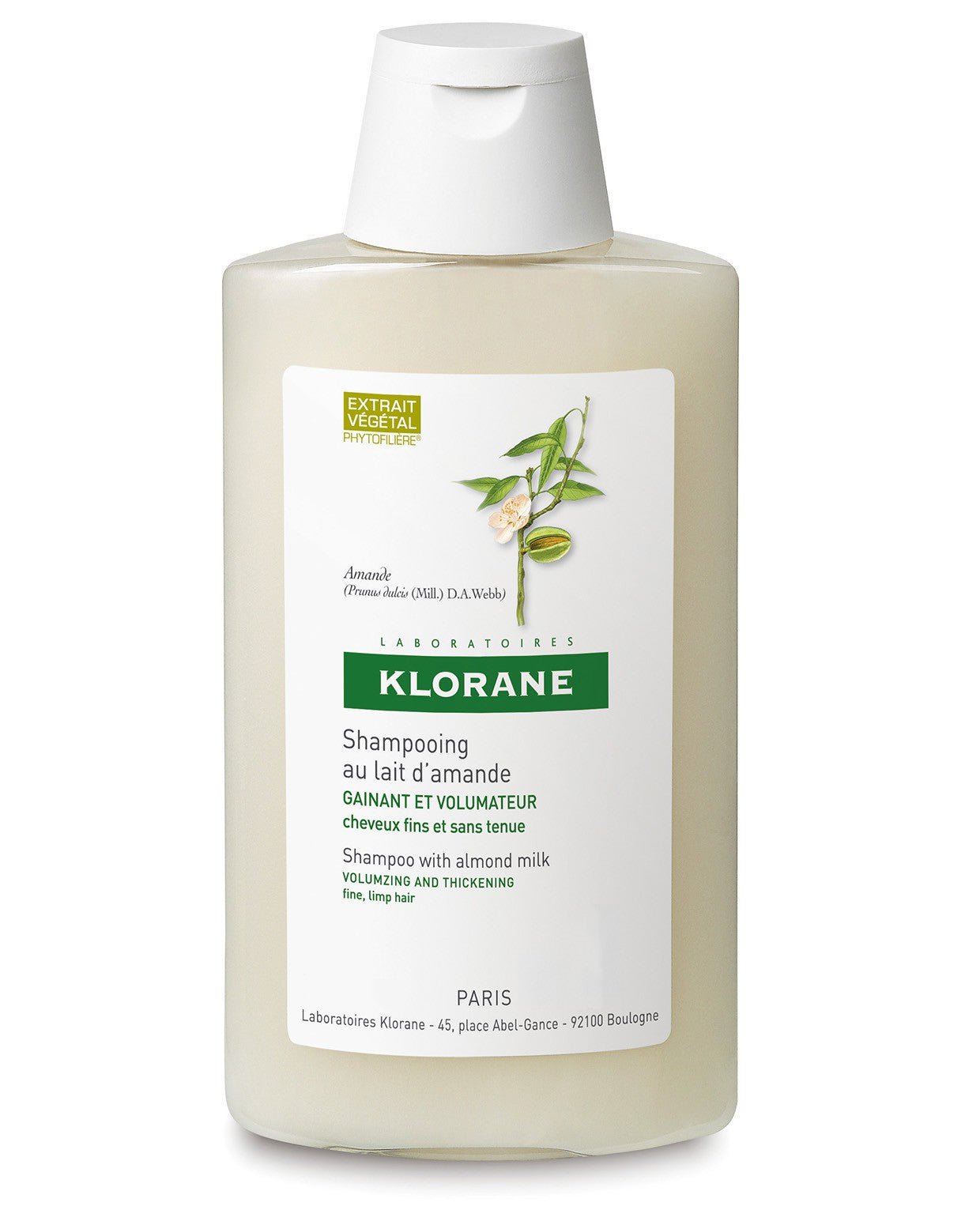 KLORANE Champú a la Leche de Almendras 400ml-1