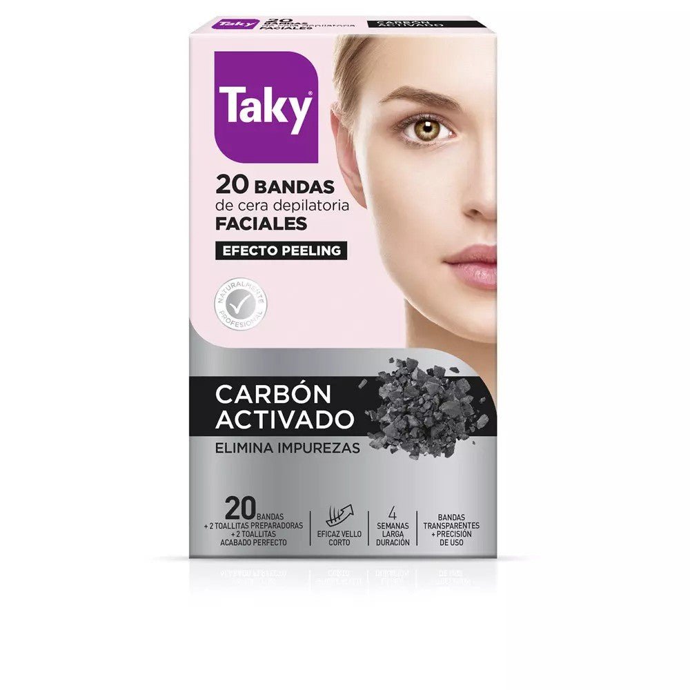 Taky Bandas Depilatorias de Carbono Activado 20 uds-1