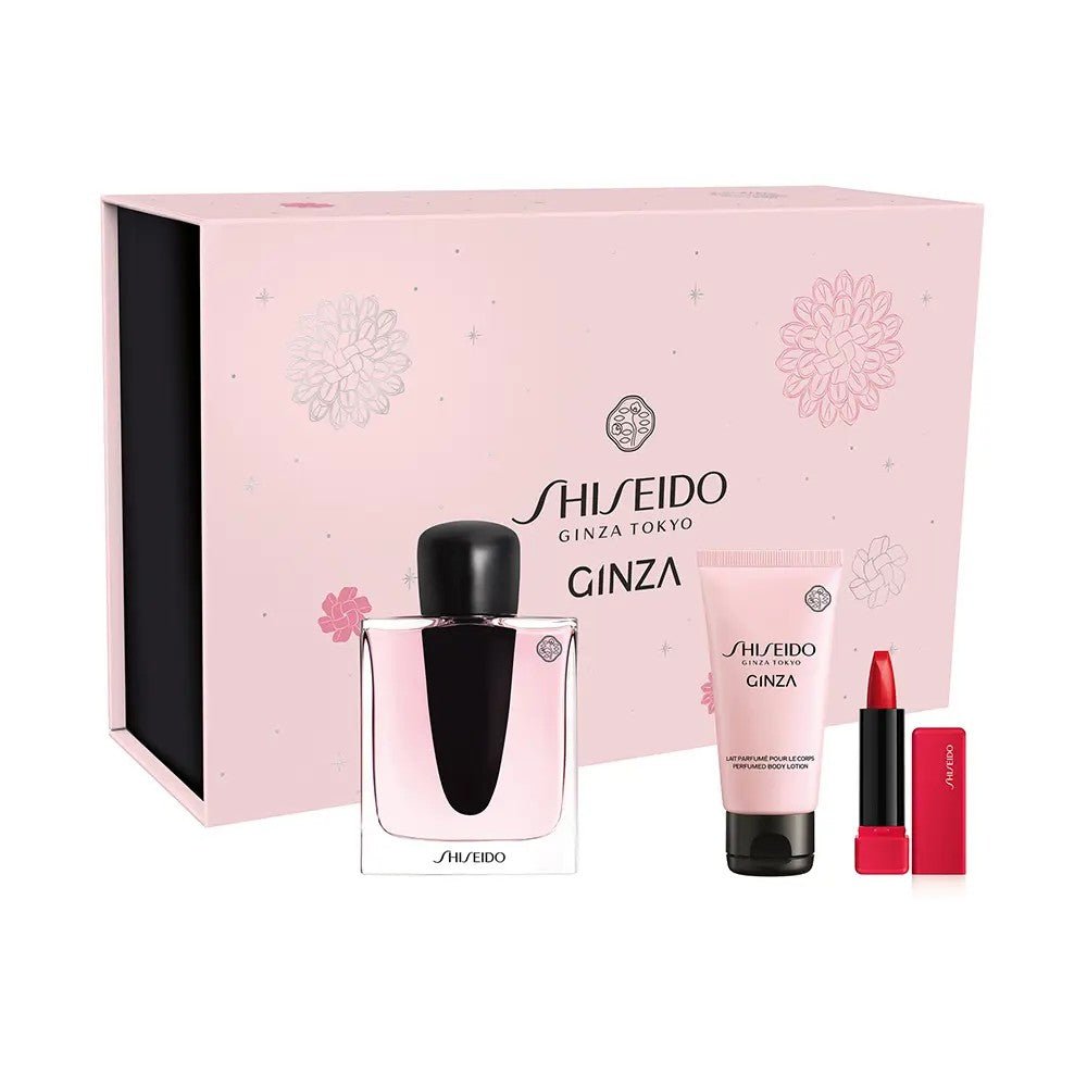 Shiseido Ginza Set Eau de Parfum 90 ml + Loción Corporal 50 ml + Barra de labios 1 ud-1