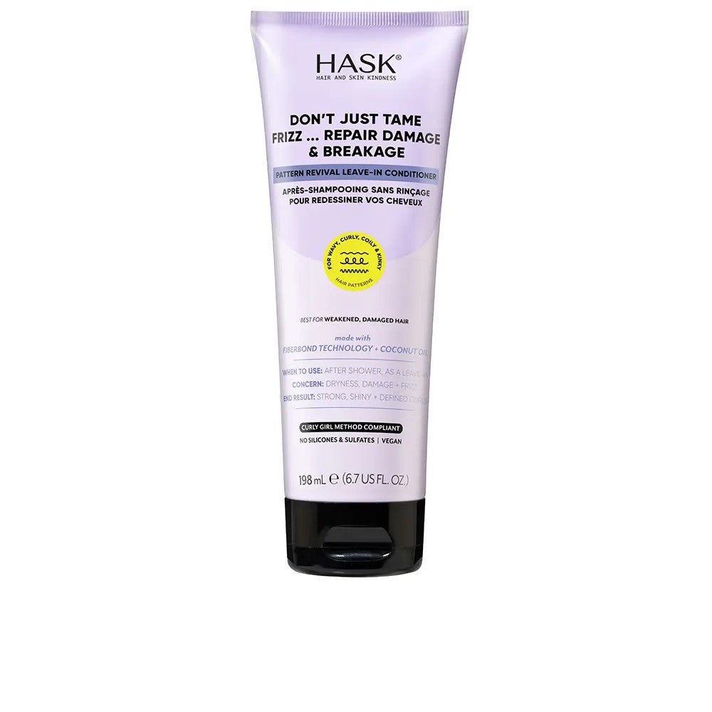 Hask Acondicionador Sin Aclarado Anti Encrespamiento 198ml-1