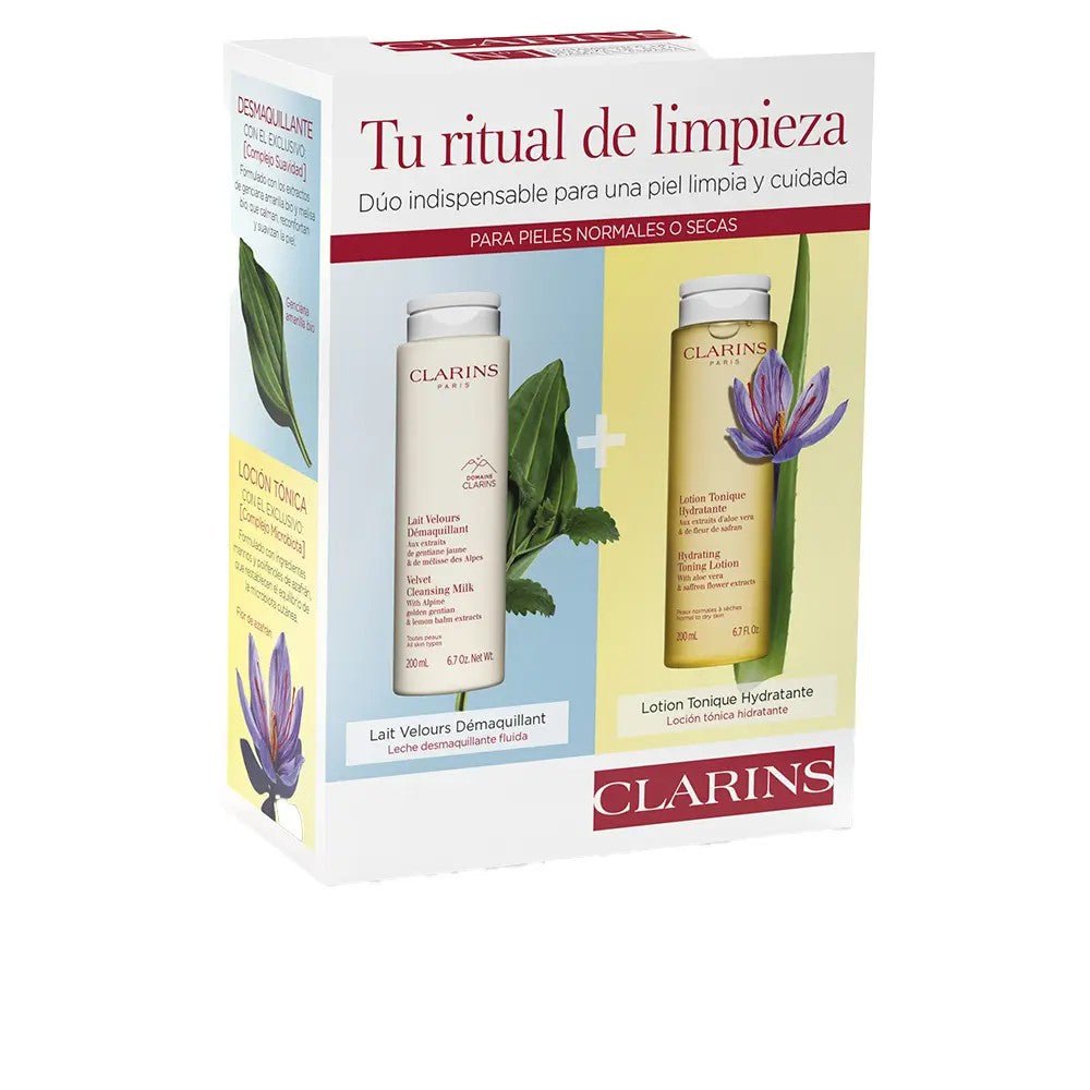 Clarins Leche Desmaquillante Estuche 200ml + 200ml-1