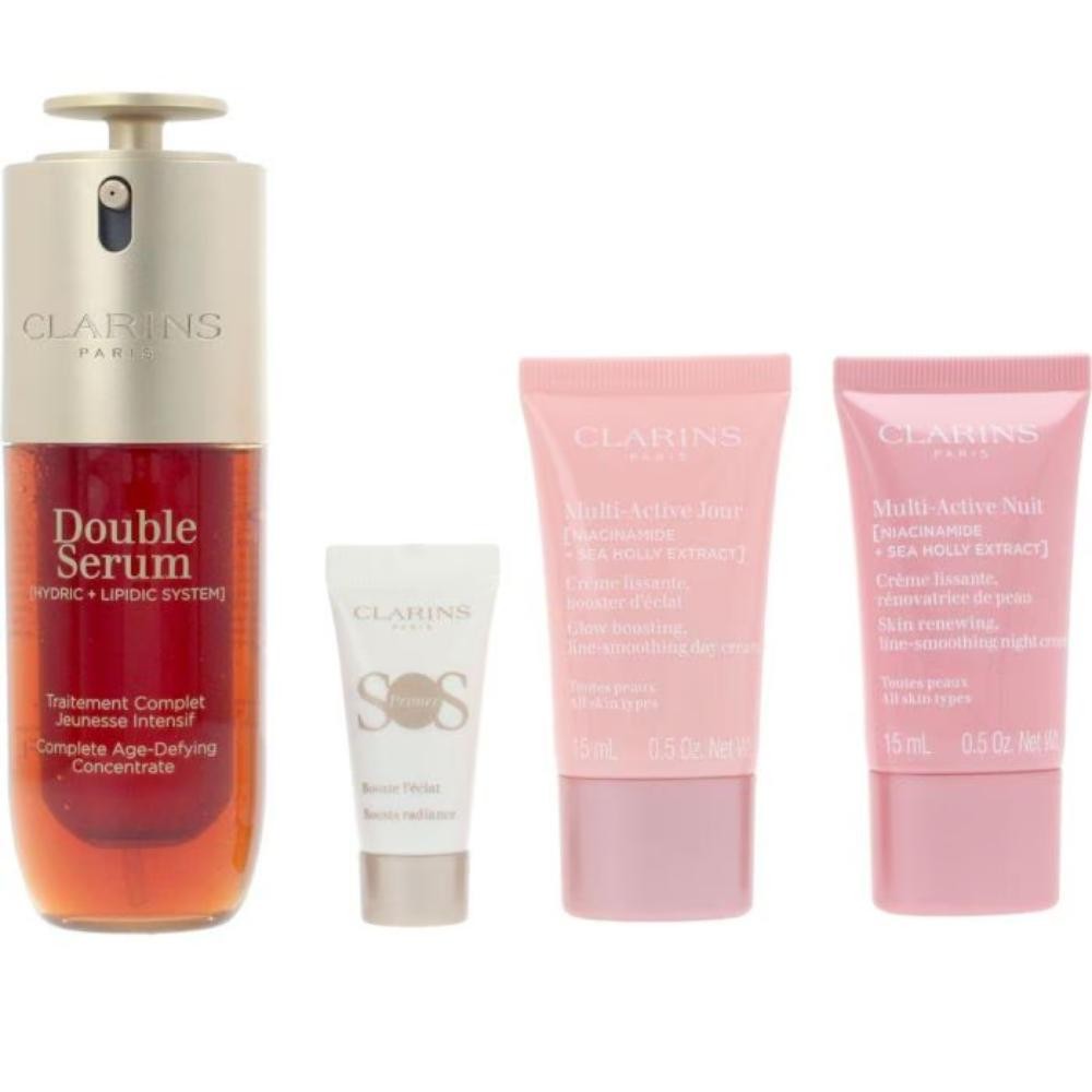 Clarins Estuche Sérum 50ml + Crema Día 15ml + Crema Noche 15ml + Sérum Ojos 0,9ml-2