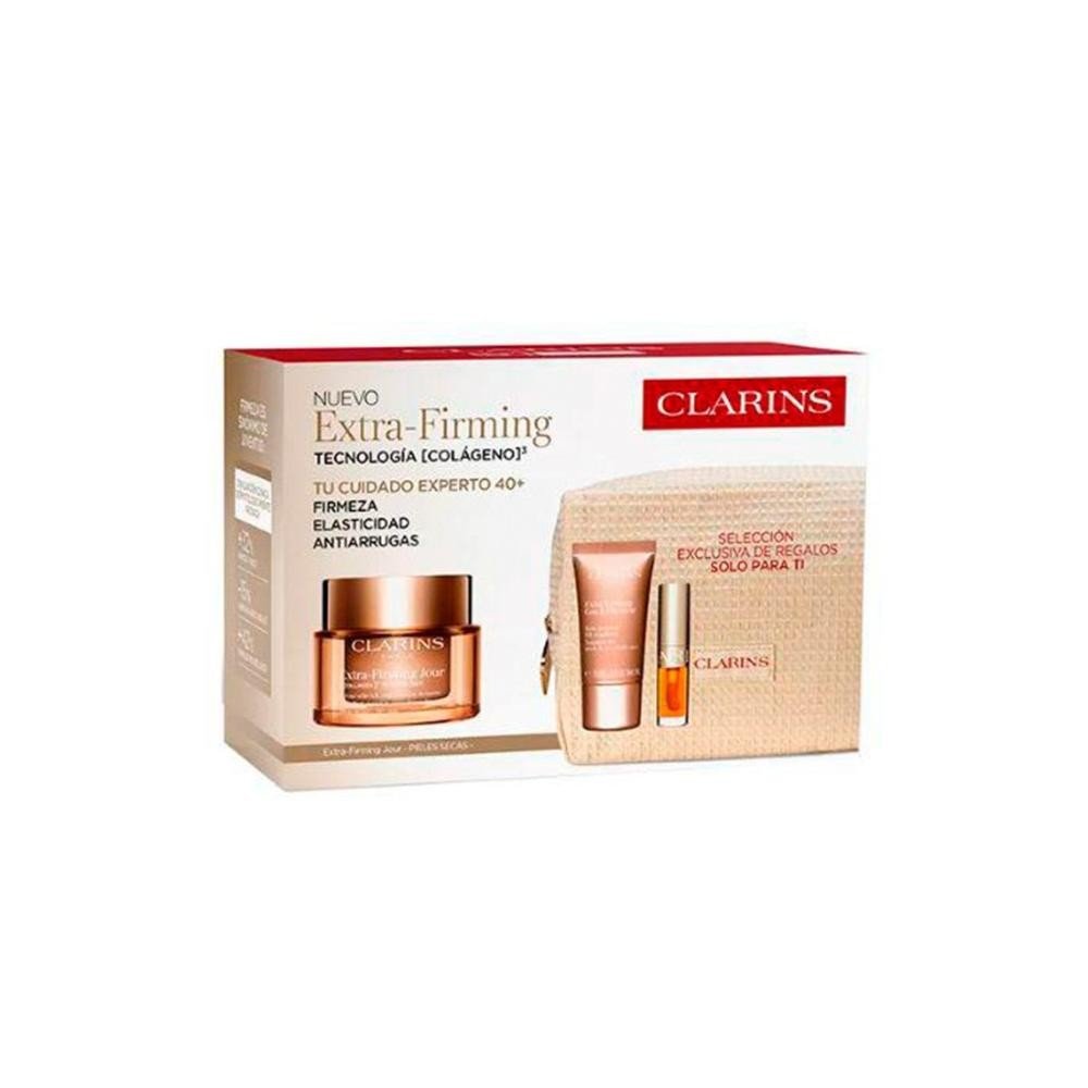 Clarins Crema Pieles Secas Extra Firming Estuche 3 pz-1