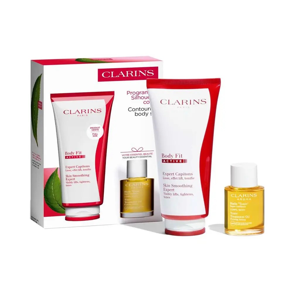 Clarins Body Fit Active Tratamiento Corporal 200ml + Aceite Tonificante 30ml-1