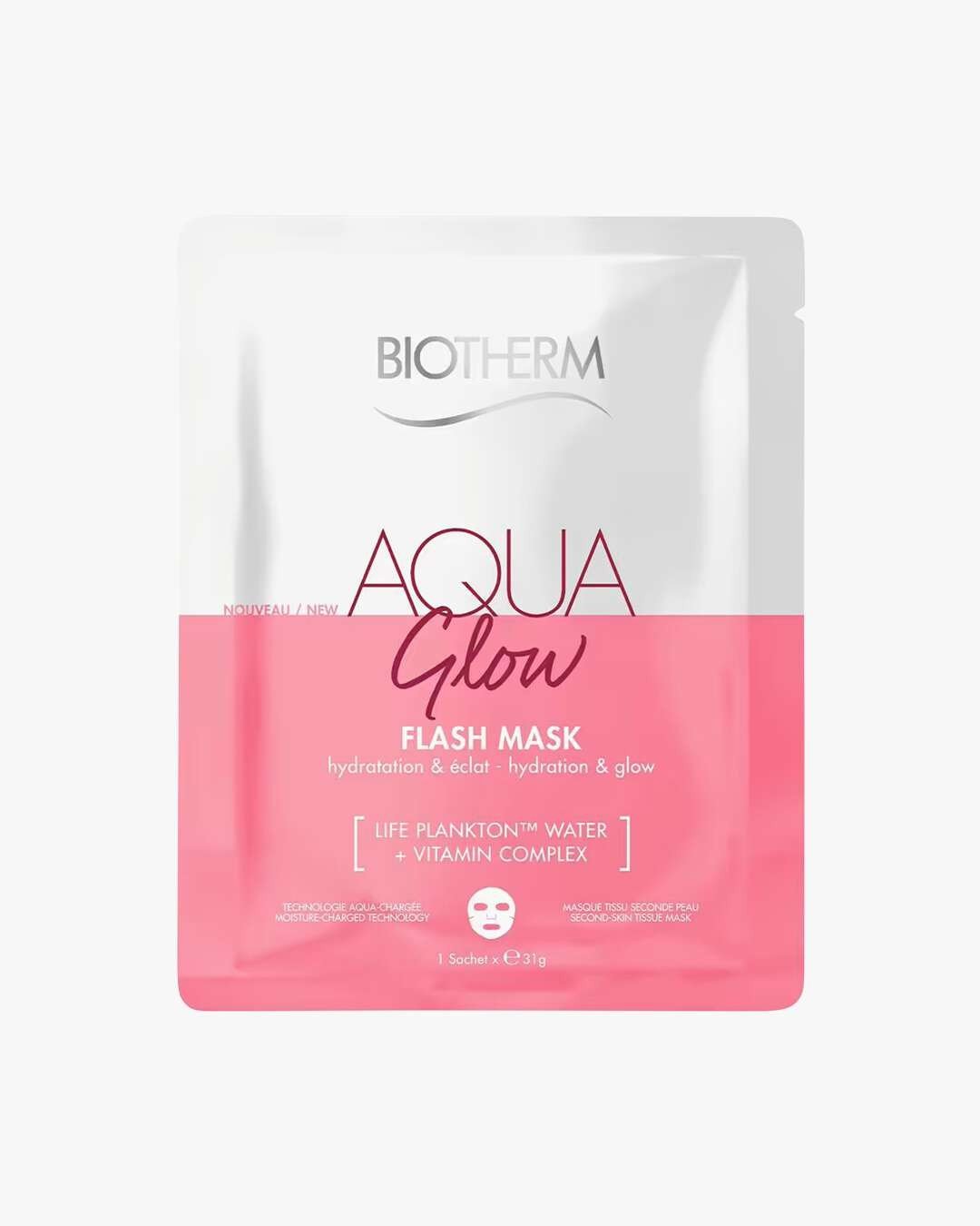 BIOTHERM Aqua Glow Flash Mask Mascarilla Facial 35g-4