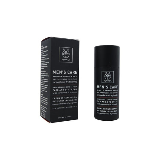 Apivita Men's Care Crema Antiarrugas y Antifatiga con Cardamomo y Propoleo 50ml-1