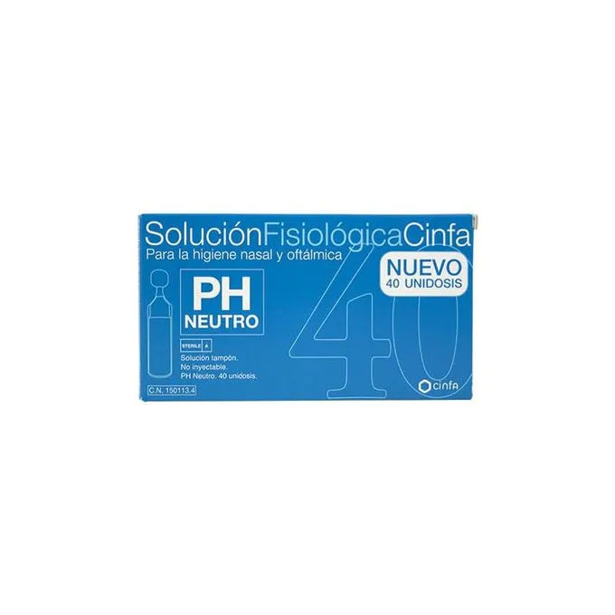 Cinfa Solución Fisiológica Monodosis 40 unidosis de 5ml-1