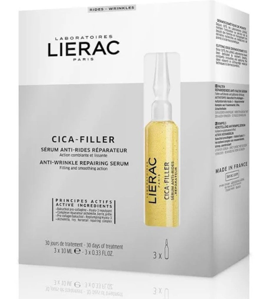 LIERAC Cica-Filler Serum Antiarrugas Reparador 3x10ml-1