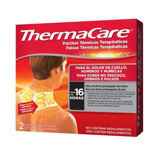 THERMACARE Parches de Calor para Dolor de Cuello, Hombros y Muñecas 2uds-1