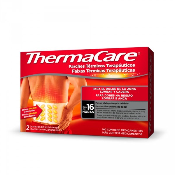 THERMACARE Parches de Calor para Dolor Zona Lumbar y Cadera 2uds-1