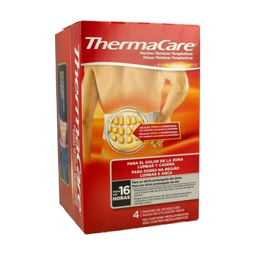 THERMACARE Parches de Calor zona Lumbar y Cadera 4uds-1