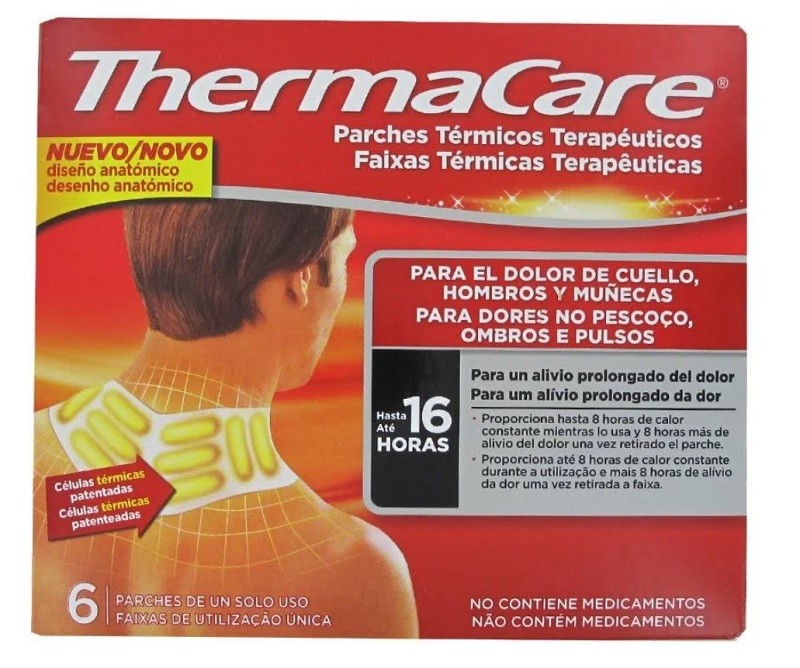 THERMACARE Parches de Calor para Dolor de Cuello, Hombros y Muñecas 6uds-1