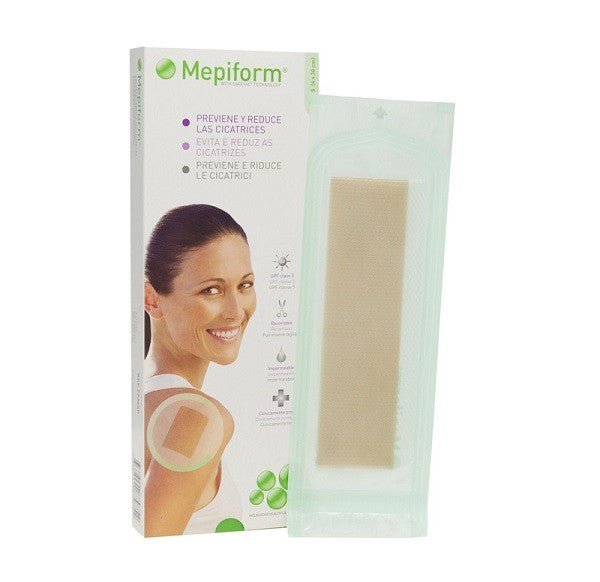 MEPIFORM Parche Silicona Reductor de Cicatrices 4x30cm (5 apositos)-1