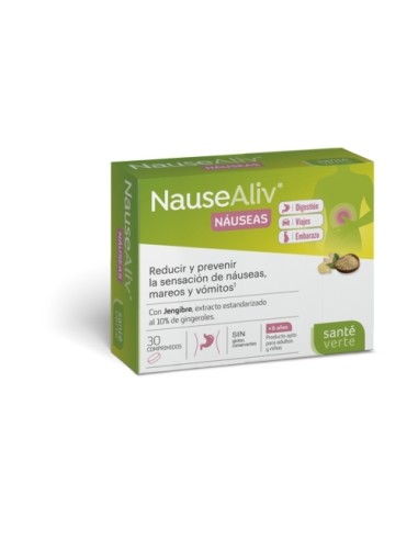 Santé Verte Nausealiv Cápsulas 30 ud-2