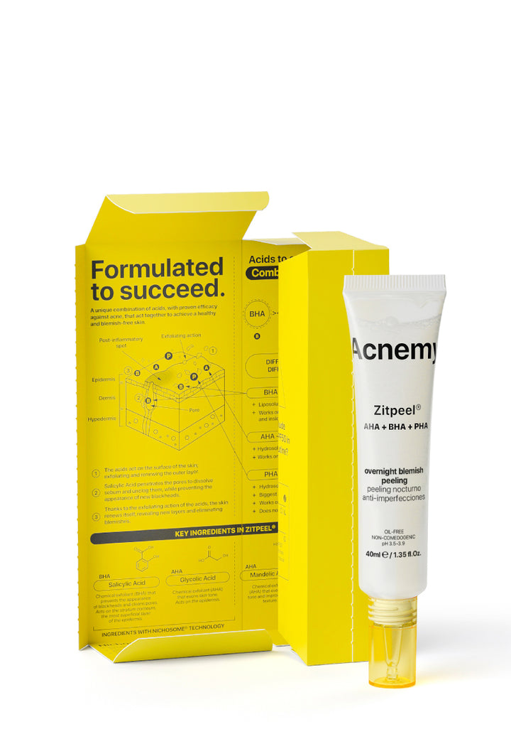Acnemy Zitpeel Traitement Nocturne AHA + BHA + PHA 40ml