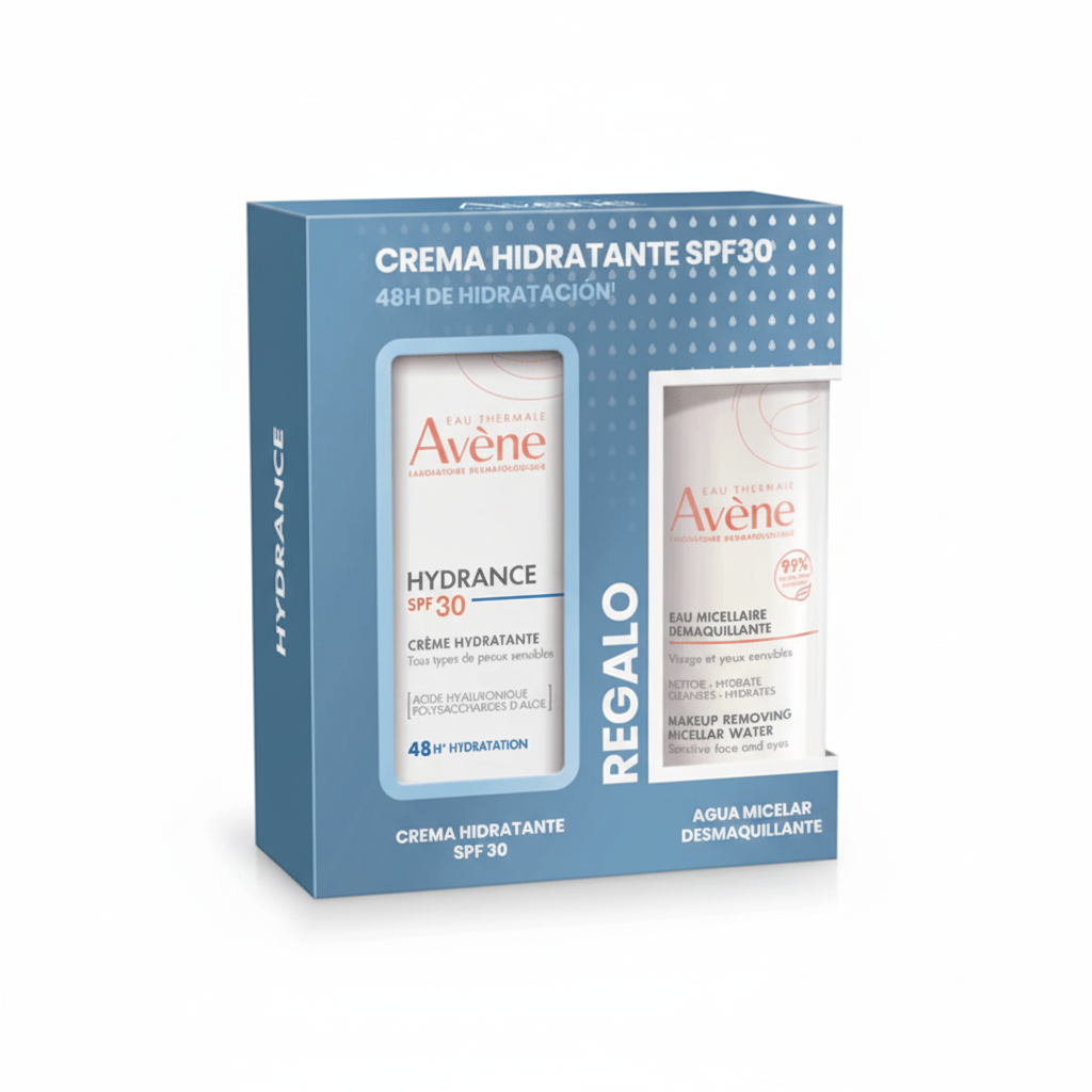 Avène Pack Hydrance Crema Hidratante Spf30 40ml+ Agua Micelar 100ml Regalo