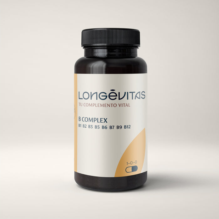 LONGEVITAS B Complex Multivitamin Group B 60 Capsules