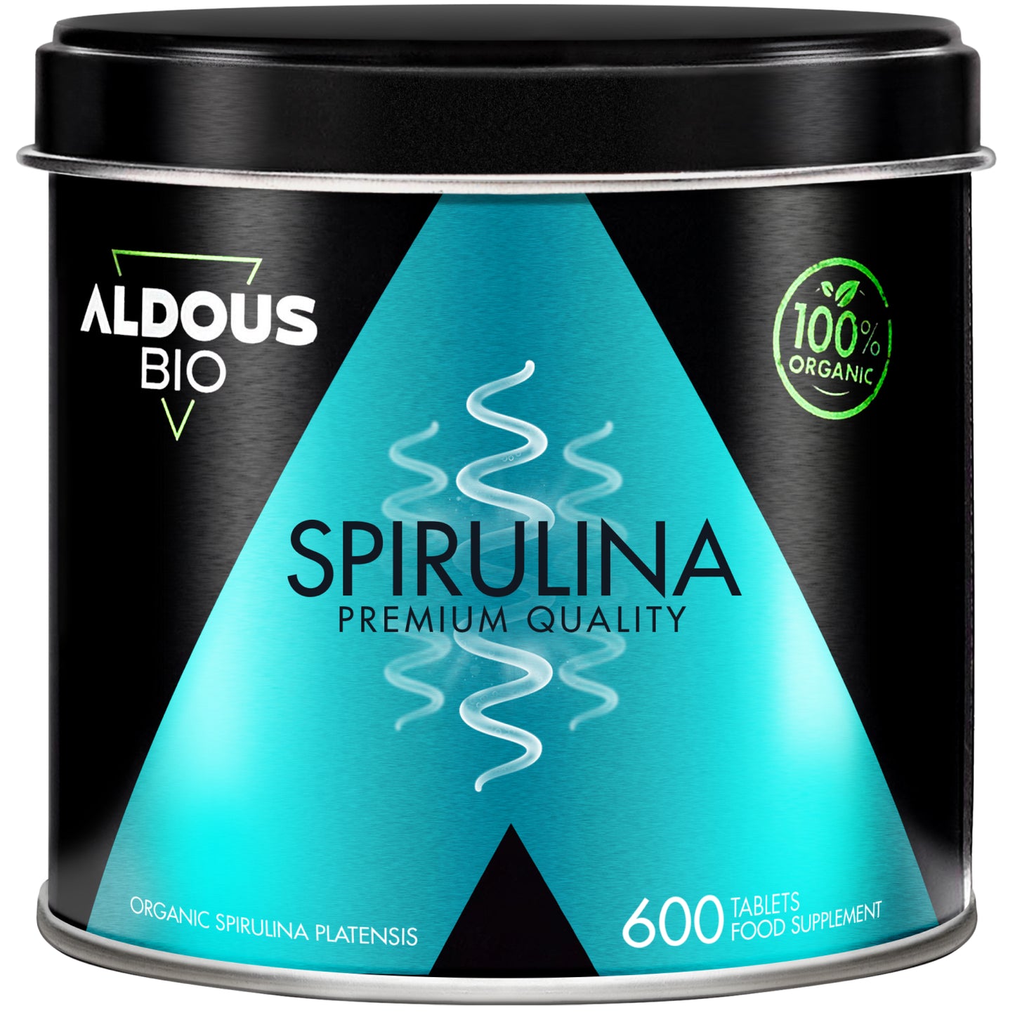 Aldous Espirulina Ecológica Máxima Dosis 3000 mg 600 Tablets