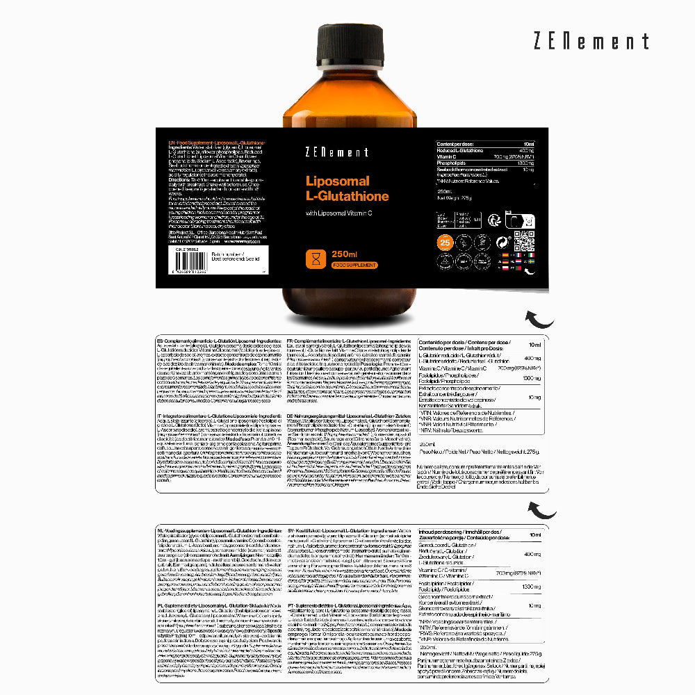 Zenement L-Glutatión Liposomal con Vitamina C 250 ml