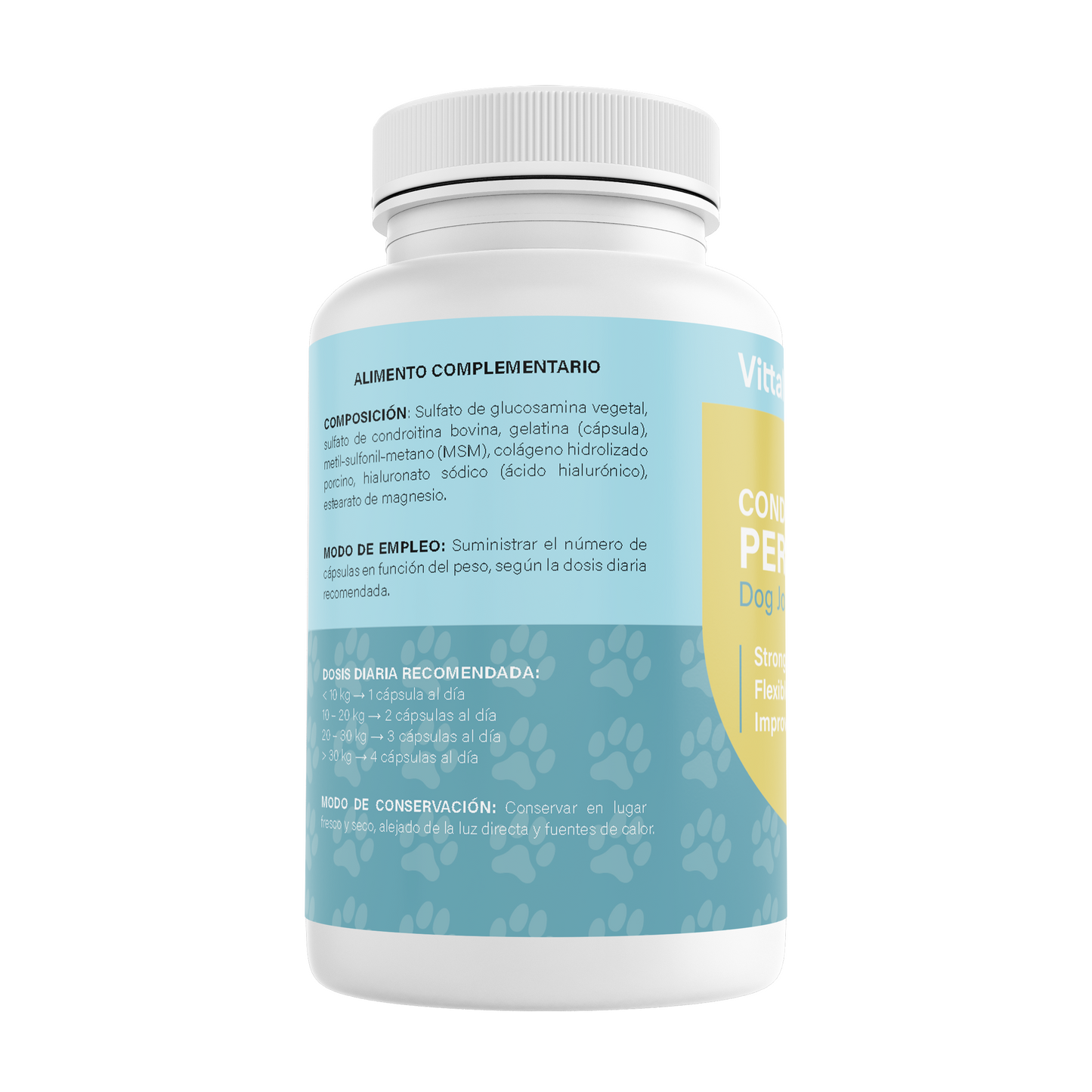 Vittalogy Condroprotector para Perros 120 Cápsulas_?GPSR