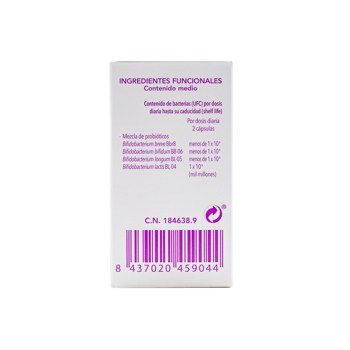 Bifiselle 30 cápsulas