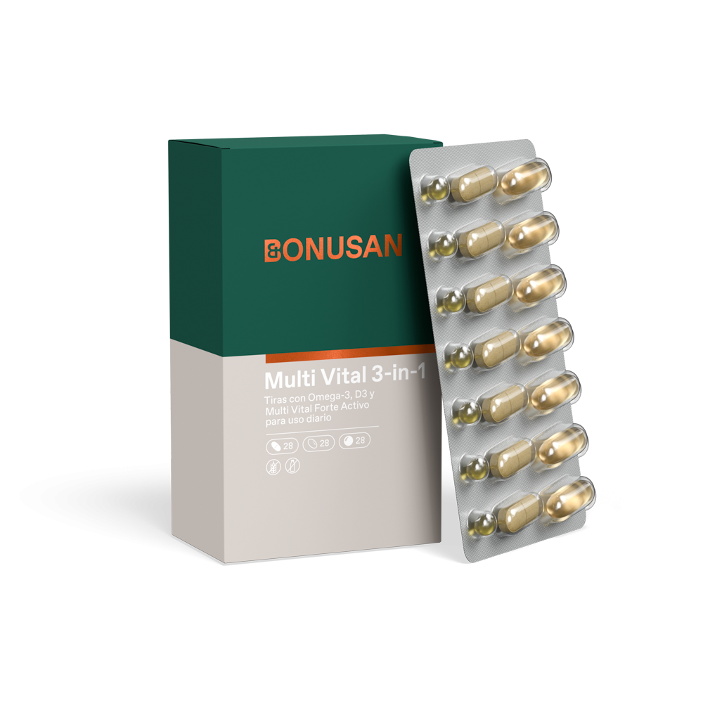 Bonusan Multi Vital 3-en-1 Mensual 28 comprimidos