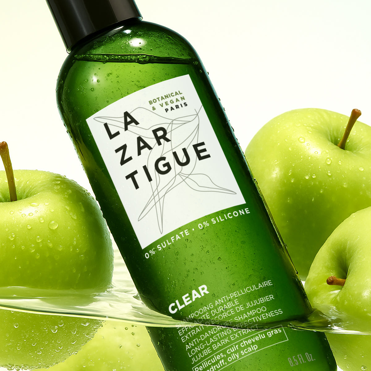 Lazartigue Clear Shampoo Cuoio Capelli Grassi 250ml