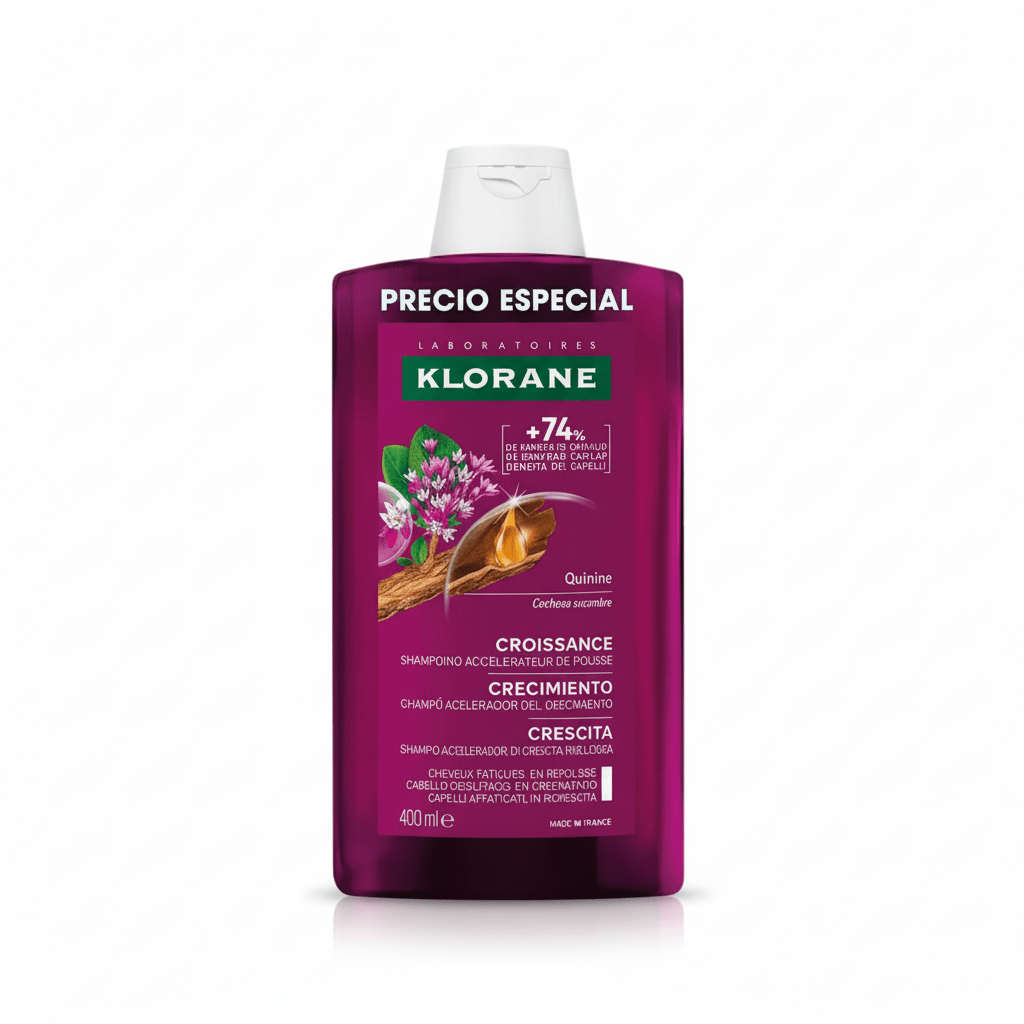 Klorane Quinine Shampoing Fortifiant Croissance – 400 ml