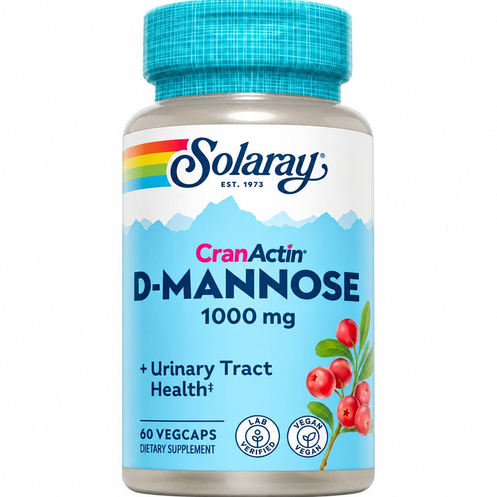 Solaray D-Mannose+Cranactin 60 Cápsulas