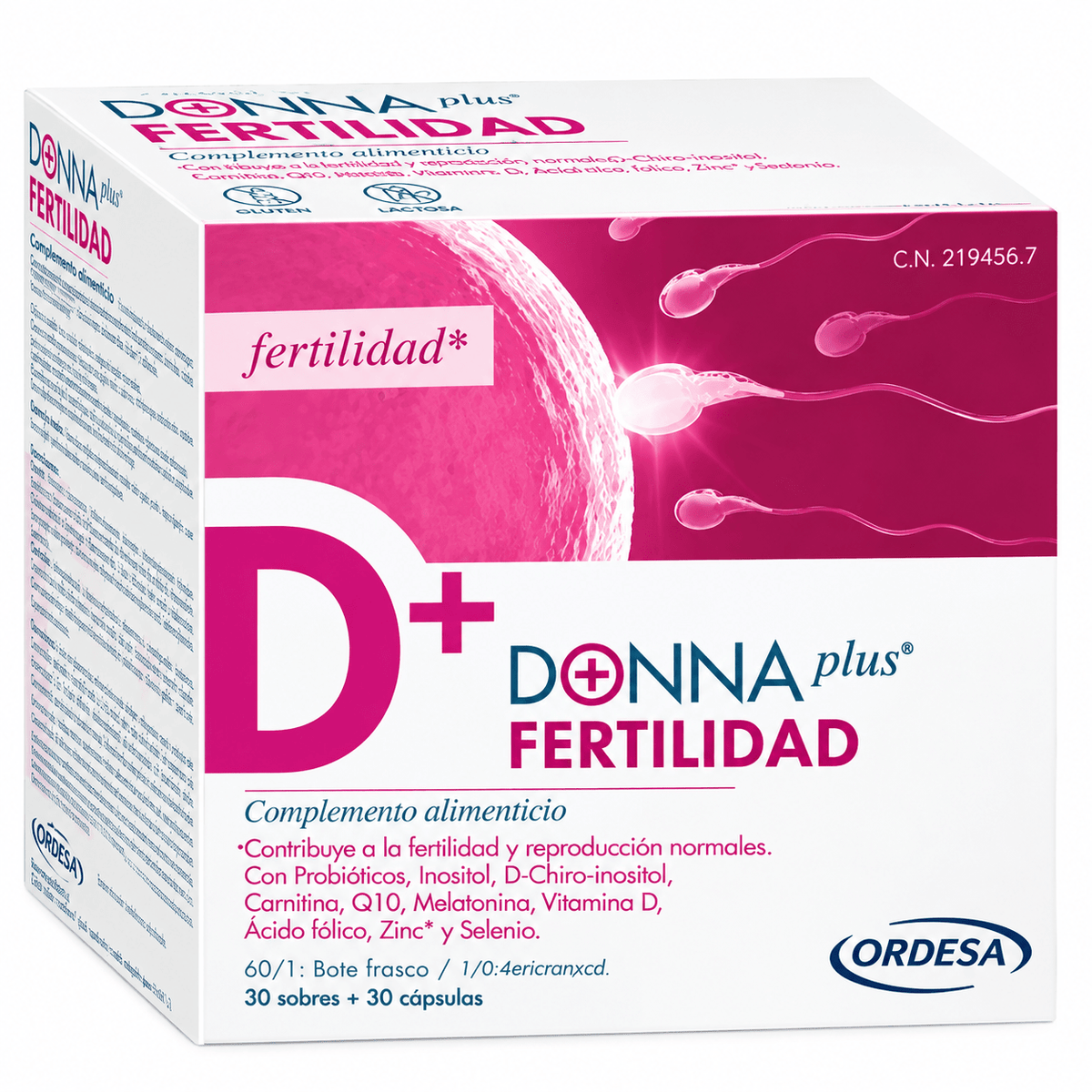 Donnaplus+Fertilid 30Sob+30Cáps