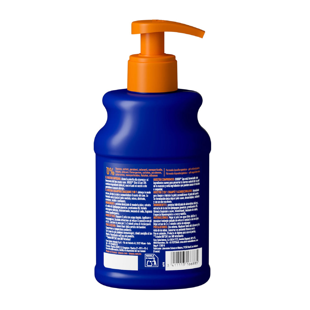 Douxo Spa 2-in-1 Shampoo and Conditioner for Dogs 250ml