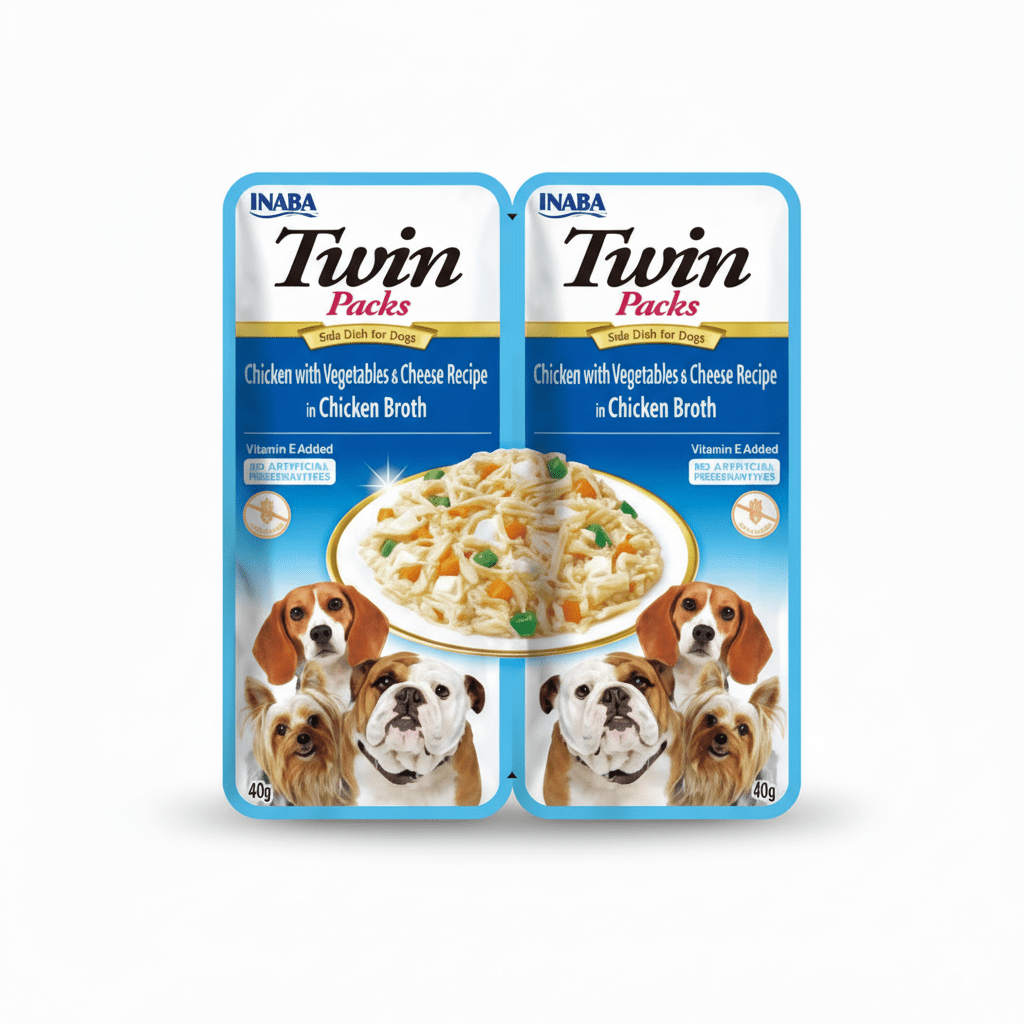 Churu Dog Twin Packs Pollo Con Verduras E Formaggio 12x80Gr