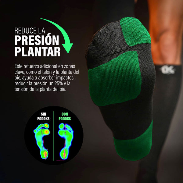 Podoks Calcetines Biomecânicos Confort H6 Pernas Cansadas Pretos TS