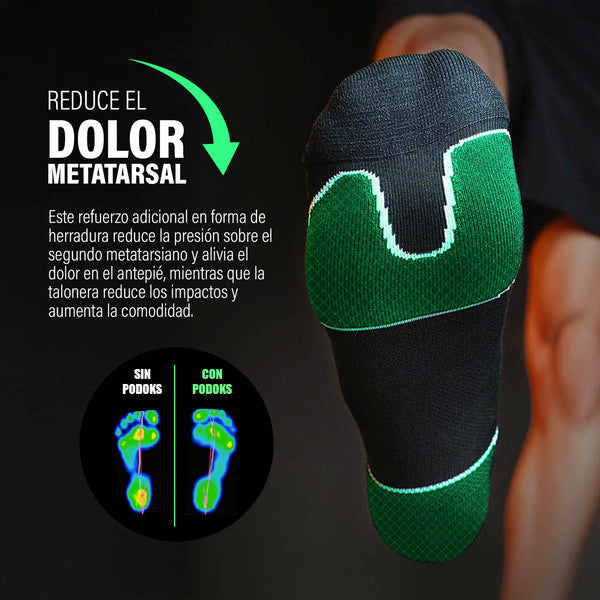 Podoks Calcetines Biomecânicos Metatarsalgia H3 Negros TXL