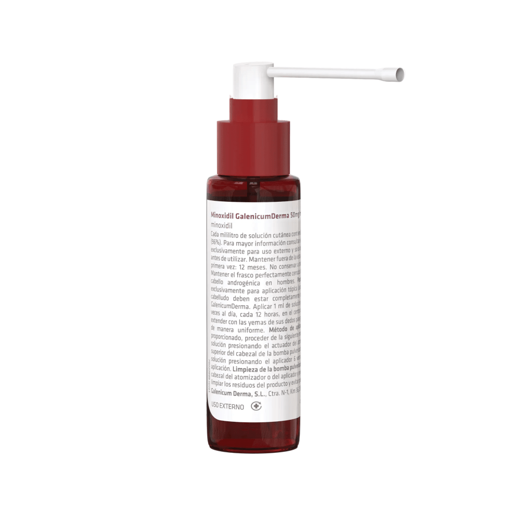Minoxidil Galenicumderma 50 mg/ml Solución Cutánea 3 Frascos 60 ml