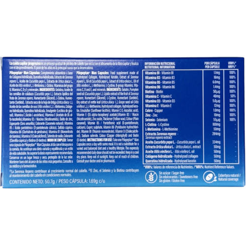 Pilopeptan Man 30 Cápsulas