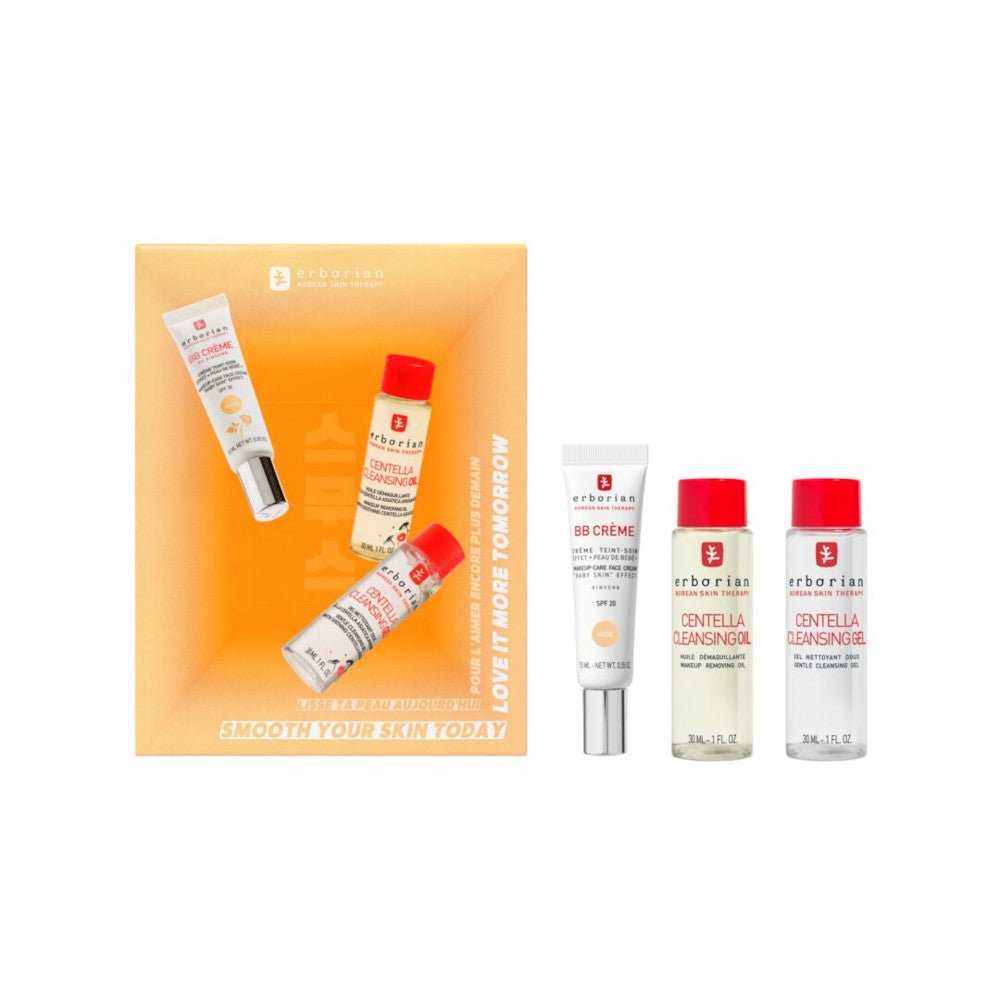 Erborian Kit BB Cream Nude 15 ml + Double Cleansing 30 ml + 30 ml