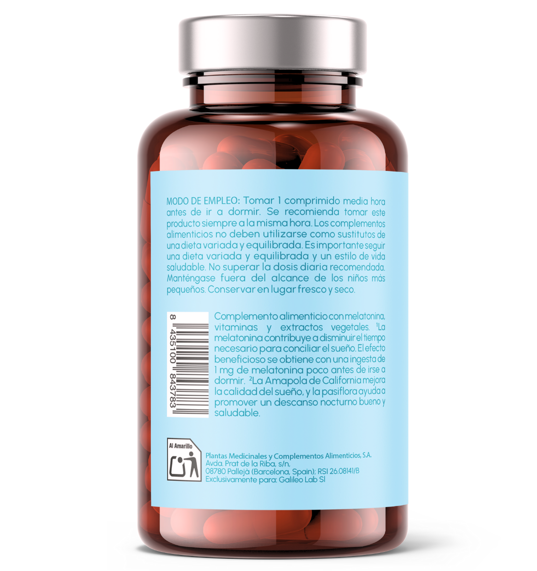 Just Elements Melatonina 1,9 mg Regular Sleep+ Wellness 90 Comprimidos