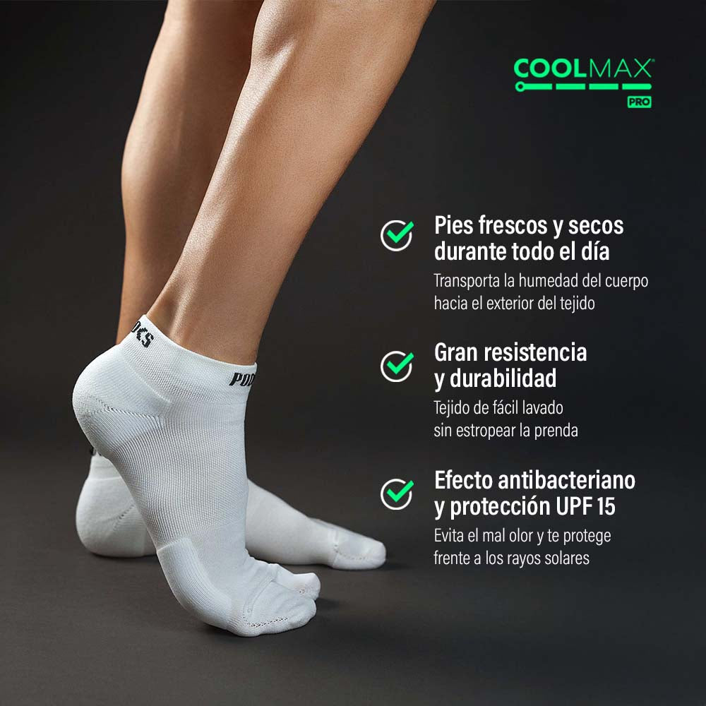 Podoks Biomechanical Running Socks H2 White TS